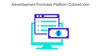 Advertisement Purchase Platform Colored Icon In Powerpoint Pptx Png And Editable Eps Format