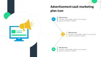 Advertisement SaaS Marketing Plan Icon