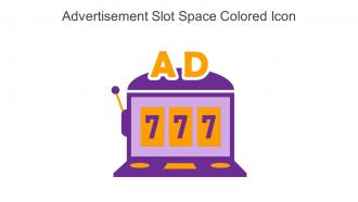 Advertisement Slot Space Colored Icon In Powerpoint Pptx Png And Editable Eps Format