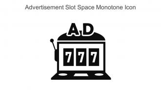 Advertisement Slot Space Monotone Icon In Powerpoint Pptx Png And Editable Eps Format