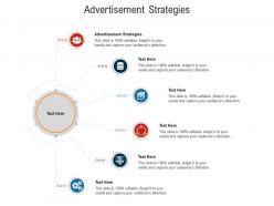 Advertisement strategies ppt powerpoint presentation icon objects cpb