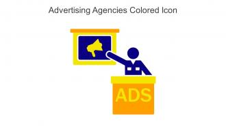 Advertising Agencies Colored Icon In Powerpoint Pptx Png And Editable Eps Format