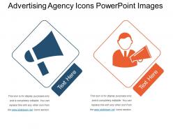 Advertising agency icons powerpoint images