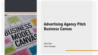 Advertising Agency Pitch Business Canvas PPT Example AT