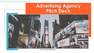 Advertising agency pitch deck ppt template