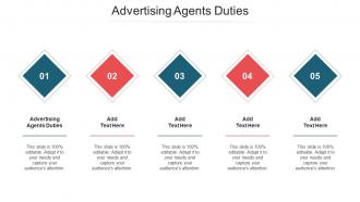 Advertising Agents Duties Ppt Powerpoint Presentation Pictures Deck Cpb