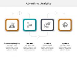 Advertising analytics ppt powerpoint presentation ideas elements cpb