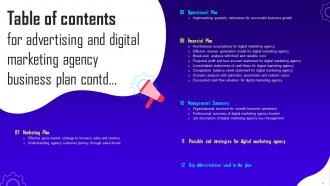 Advertising And Digital Marketing Agency Business Plan Powerpoint Presentation Slides Idea Attractive