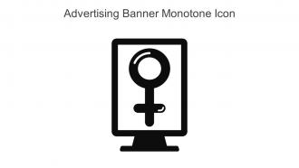 Advertising Banner Monotone Icon In Powerpoint Pptx Png And Editable Eps Format