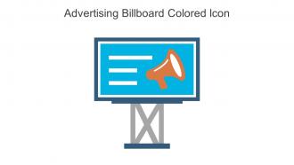 Advertising Billboard Colored Icon In Powerpoint Pptx Png And Editable Eps Format