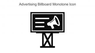 Advertising Billboard Monotone Icon In Powerpoint Pptx Png And Editable Eps Format