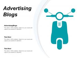 Advertising blogs ppt powerpoint presentation gallery graphics design cpb