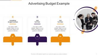 Advertising Budget Example In Powerpoint And Google Slides Cpb