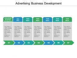 Advertising business development ppt powerpoint presentation file slide portrait cpb