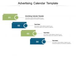 Advertising calendar template ppt powerpoint presentation icon design ideas cpb