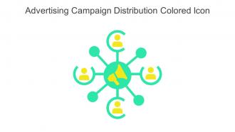 Advertising Campaign Distribution Colored Icon In Powerpoint Pptx Png And Editable Eps Format