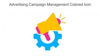 Advertising Campaign Management Colored Icon Icon In Powerpoint Pptx Png And Editable Eps Format
