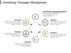 Advertising campaign management ppt powerpoint presentation ideas slide portrait cpb