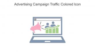 Advertising Campaign Traffic Colored Icon In Powerpoint Pptx Png And Editable Eps Format