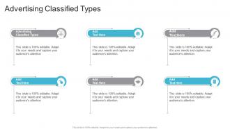 Advertising Classified Types In Powerpoint And Google Slides Cpb