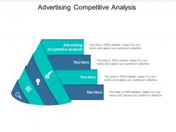 Advertising competitive analysis ppt powerpoint presentation file vector cpb