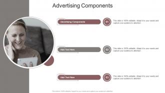 Advertising Components In Powerpoint And Google Slides Cpb