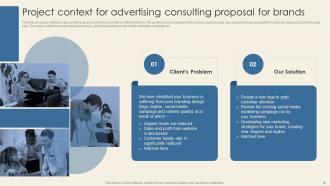 Advertising Consulting Proposal For Brands Powerpoint Presentation Slides Pre-designed Professional