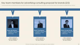 Advertising Consulting Proposal For Brands Powerpoint Presentation Slides Editable Colorful