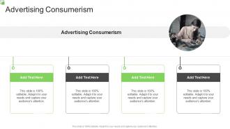Advertising Consumerism In Powerpoint And Google Slides Cpb