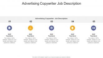 Advertising Copywriter Job Description In Powerpoint And Google Slides Cpb