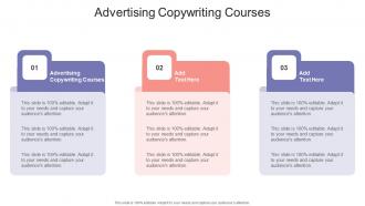 Advertising Copywriting Courses In Powerpoint And Google Slides Cpb