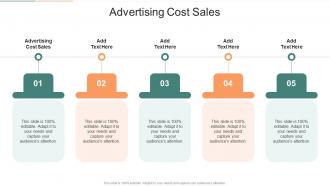 Advertising Cost Sales In Powerpoint And Google Slides Cpb