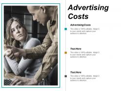 Advertising costs ppt powerpoint presentation file slideshow cpb