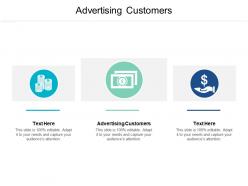 Advertising customers ppt powerpoint presentation show background cpb