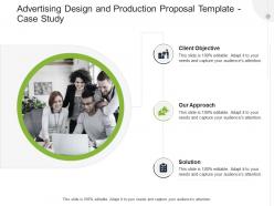 Advertising design and production proposal template case study ppt powerpoint inspiration