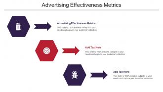 Advertising Effectiveness Metrics Ppt Powerpoint Presentation Gallery Show Cpb