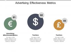 Advertising effectiveness metrics ppt powerpoint presentation inspiration picture cpb