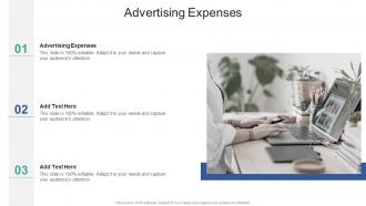 Advertising Expenses In Powerpoint And Google Slides Cpb