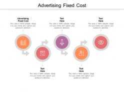 Advertising fixed cost ppt powerpoint presentation infographics design ideas cpb