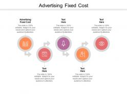 Advertising fixed cost ppt powerpoint presentation professional visuals cpb