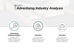 Advertising industry analysis ppt powerpoint presentation file example cpb