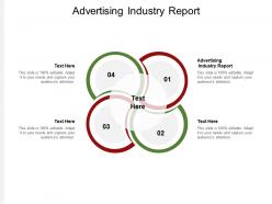 Advertising industry report ppt powerpoint presentation summary maker cpb