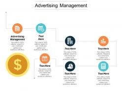 Advertising management ppt powerpoint presentation diagram images cpb