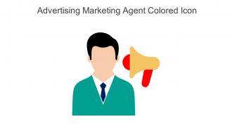 Advertising Marketing Agent Colored Icon In Powerpoint Pptx Png And Editable Eps Format