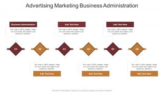 Advertising Marketing Business Administration In Powerpoint And Google Slides Cpb