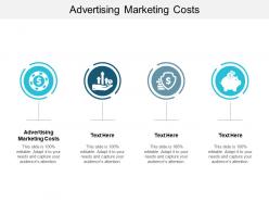 Advertising marketing costs ppt powerpoint presentation model cpb
