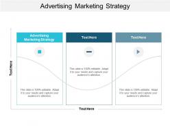 Advertising marketing strategy ppt powerpoint presentation model graphic images cpb