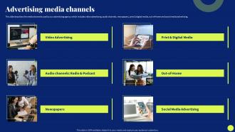 Advertising Media Channels Marketing Agency Company Profile Ppt Slides Diagrams
