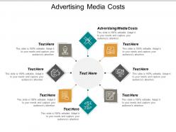 Advertising media costs ppt powerpoint presentation icon graphics cpb