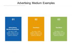 Advertising medium examples ppt powerpoint presentation ideas picture cpb